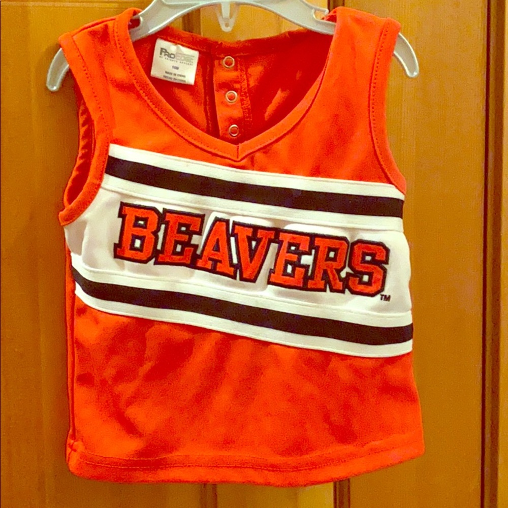 Pro Edge Cheer Top for the beavers
